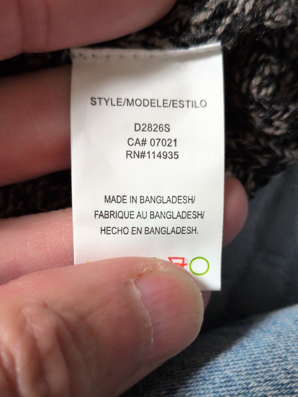 Ripe Grey Marled Stretch Knit Long Sleeve Tunic Sweater Dress Accent Side Loops - Picture 6 of 9